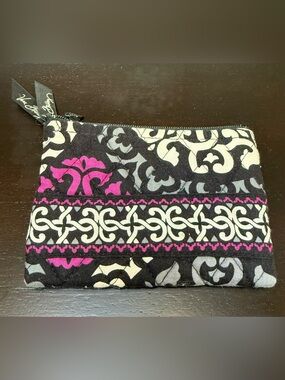 Vera Bradley Quilted Pattern Zip Pouch